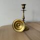 Pair of vintage solid brass chandeliers
