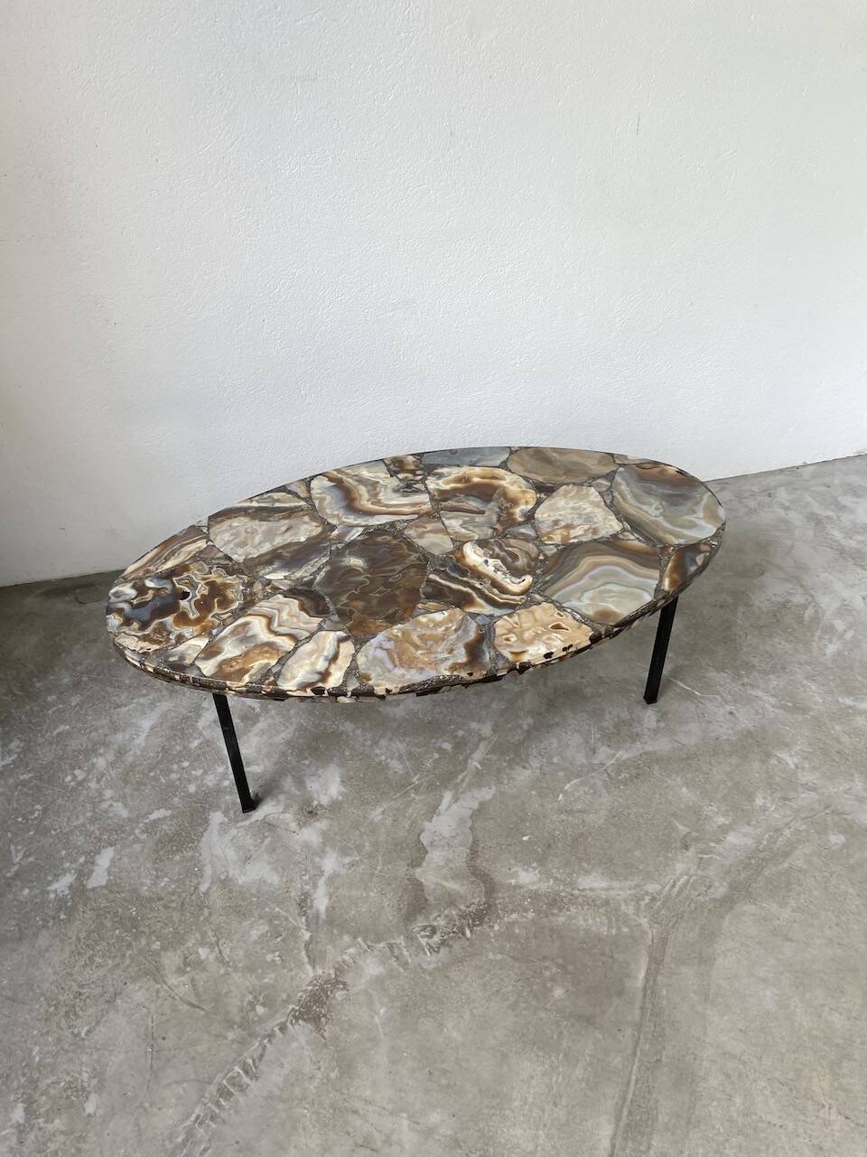 1950s Madagascar aragonite coffee table