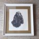 Animal portrait, painting signed by Jean Rivet, 1960s