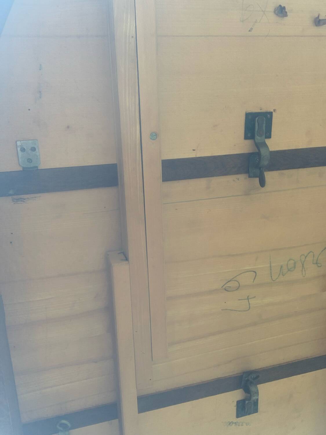 Dining table with glass top Pierson