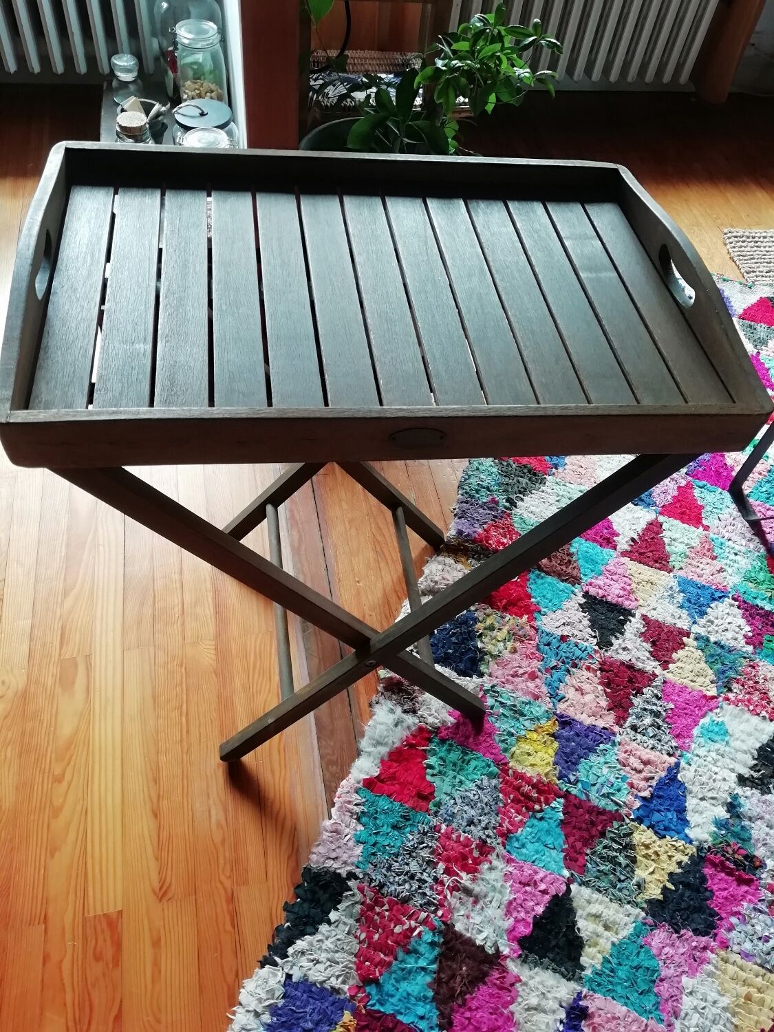 Wooden dessert table