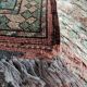 Afghan rug in pastel colors