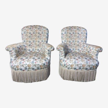 Paire de fauteuils de style Napoléon III