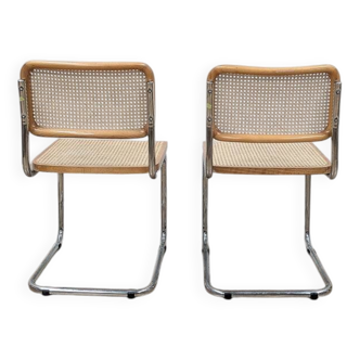 2 chaises vintage design B32 de Marcel Breuer