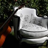 Bergère style Louis XV relookée