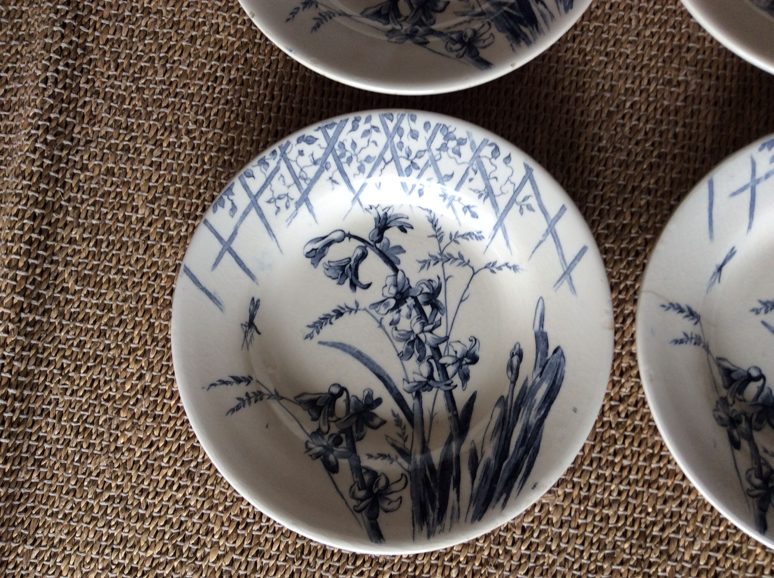 9 assiettes Terre de Fer