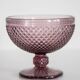 Vintage purple glass sugar bowl from the mid-century, Italy, 1960s.