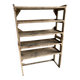Raw poplar wood shelf