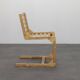 Paire rare de chaises constructivistes postmodernes, Pays-Bas, années 1980