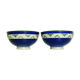 2 painted porcelain bowls