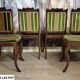 Suite de six chaises d’époque Charles X, en palissandre finement marqueté