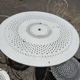 Wrought iron garden furniture