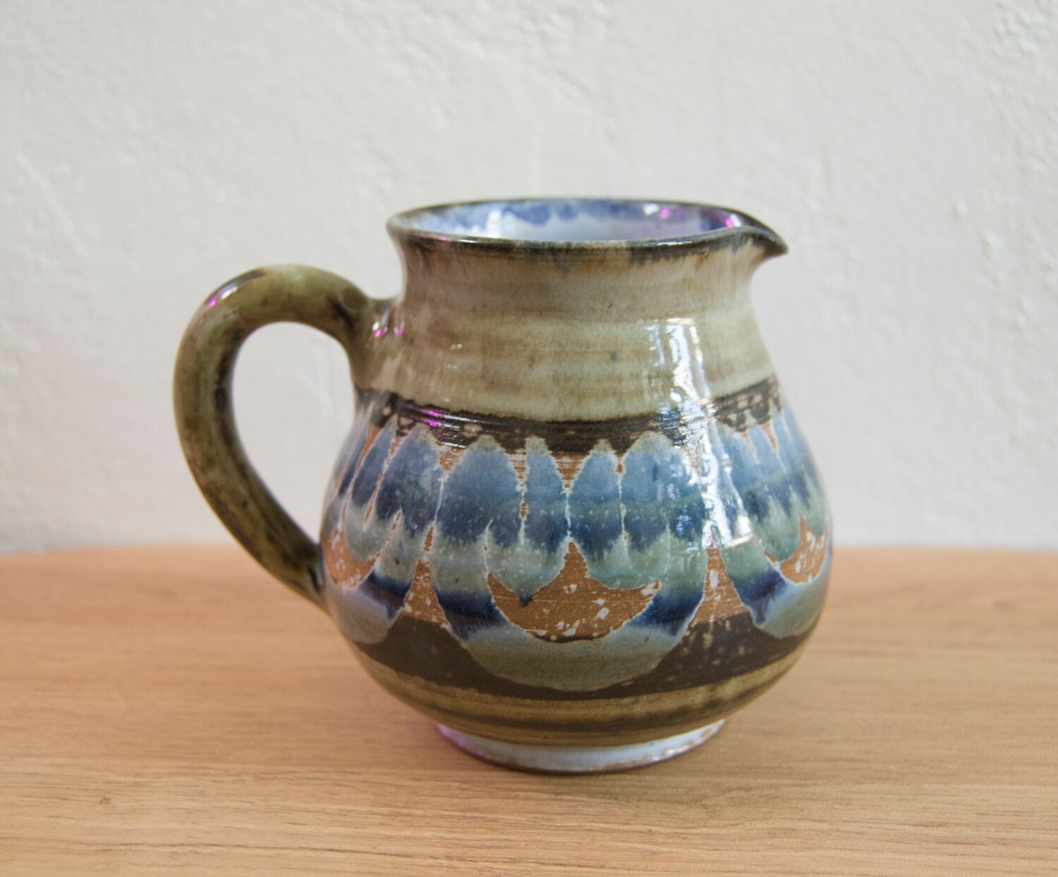 Roland Moreau Ceramic Pitcher – Tourrettes-sur-Loup, 1980s