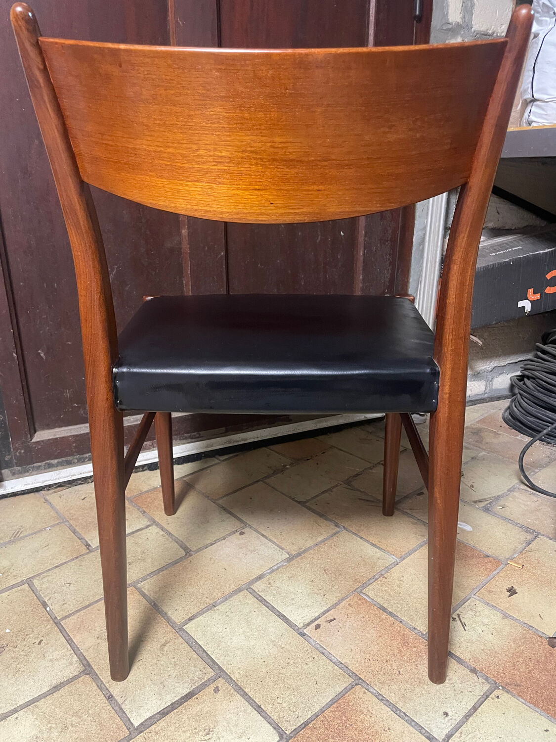 Chaise en teck model SA 10 designer Cees Braakman