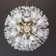 Brass chandelier with pendants Starburst by Emil Stejnar, Austria, 1960s