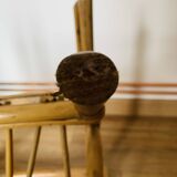 Rattan end table
