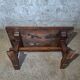 Oak coffee table in monastery style