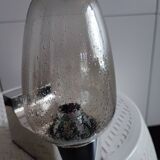 Keuco space age wall light. Chrome and bubble glass.