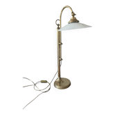 Italian lamp in brass and opaline sliding arm 67cm