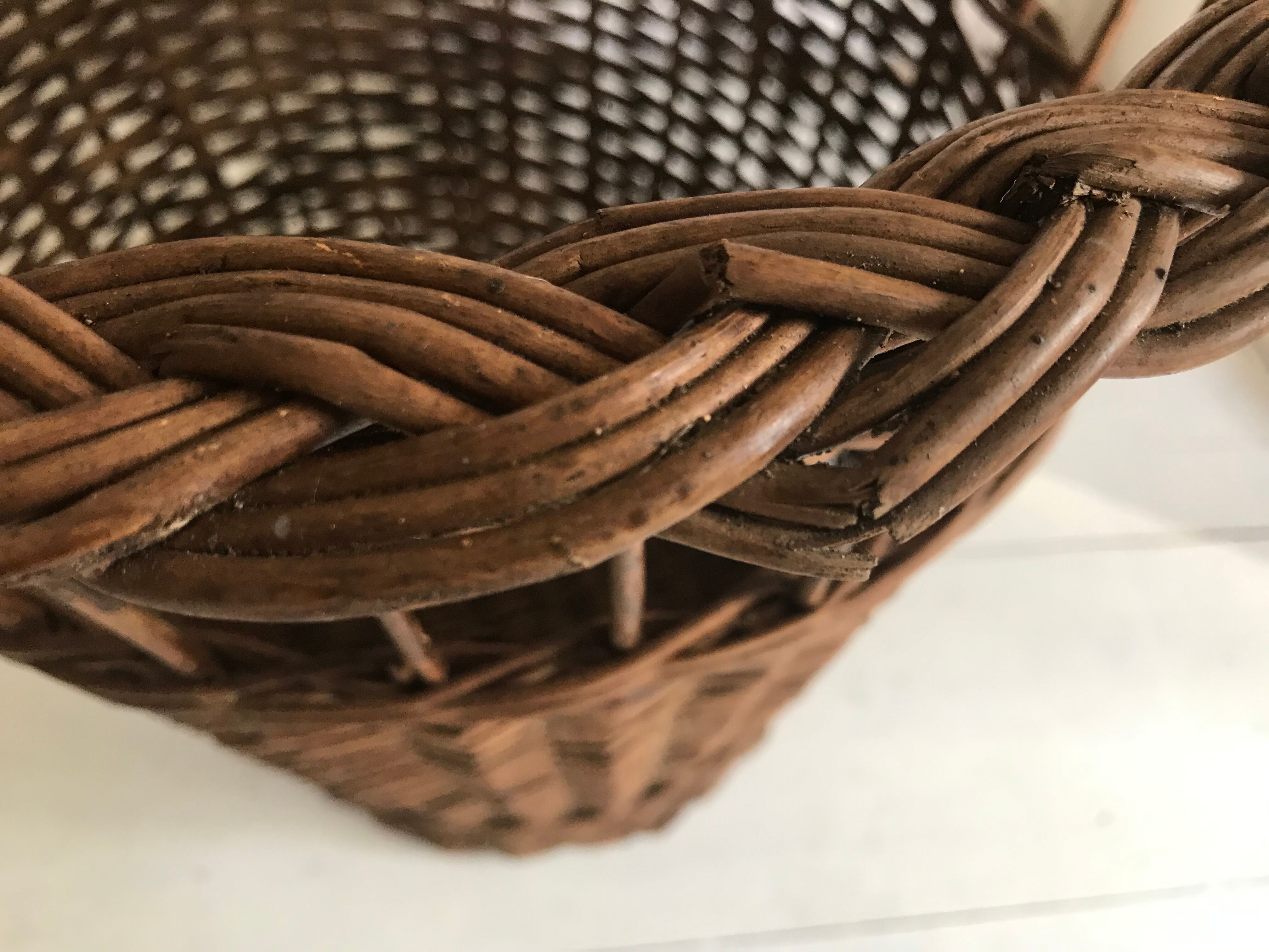 Vintage paper basket