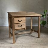 Vintage solid oak craft desk