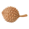 Durian wooden paperweight, 70s