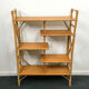 Bamboo and rattan shelf