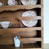 Waxed wooden dresser, antique buffet top