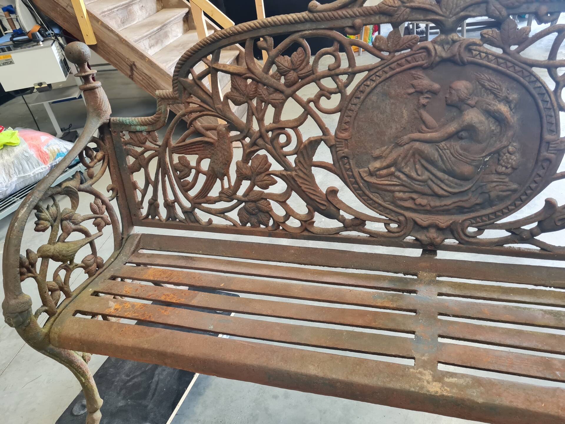 Banc en fonte