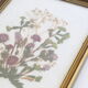 Table of dried flowers on beige, vintage, handicrafts
