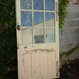Old glass door