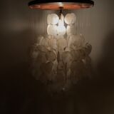 Suspension with mother-of-pearl stamps