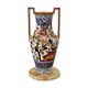 Vase Gien 29 cm "Pivoines", restaurations