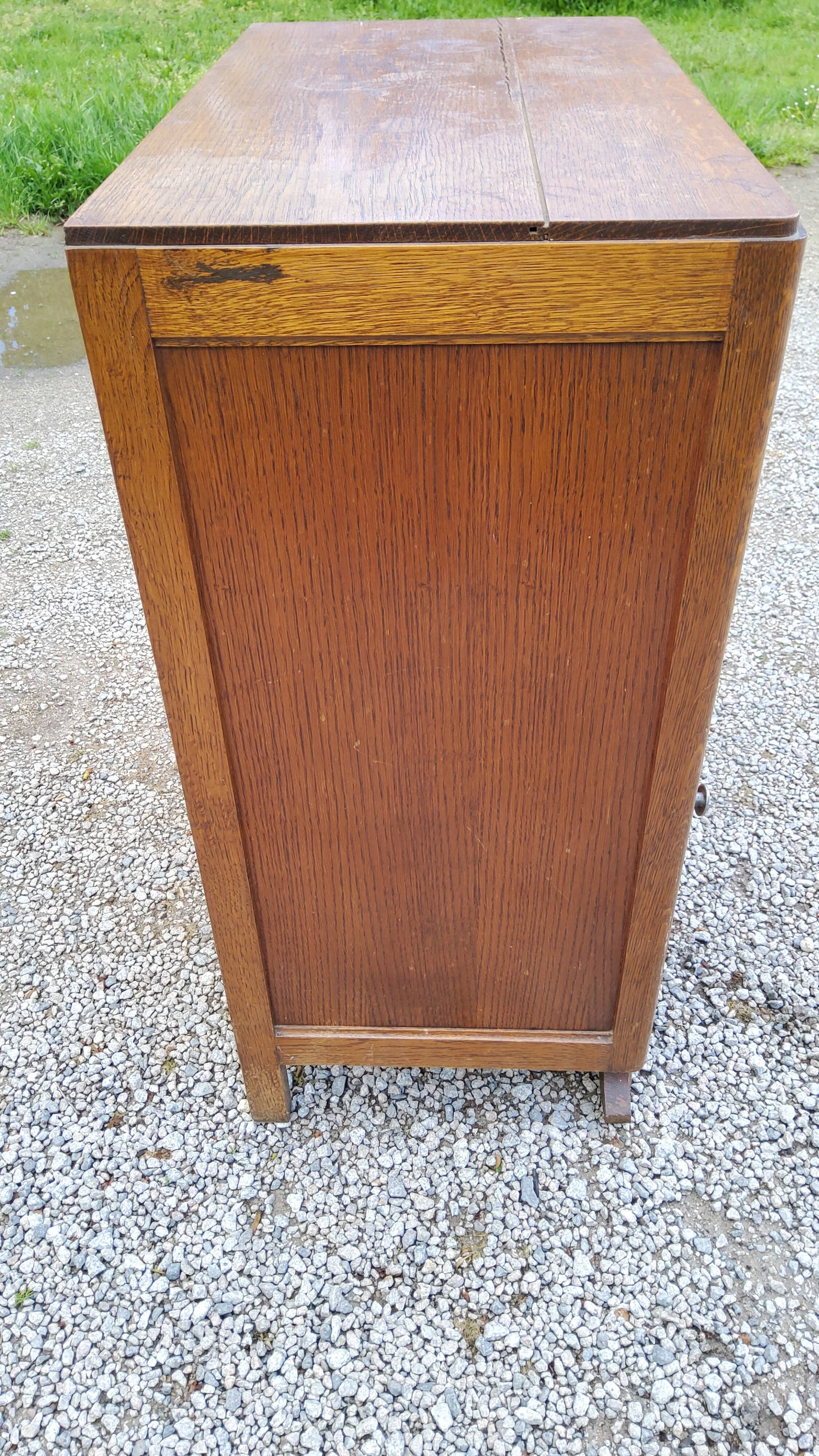 1940s oak confectioner