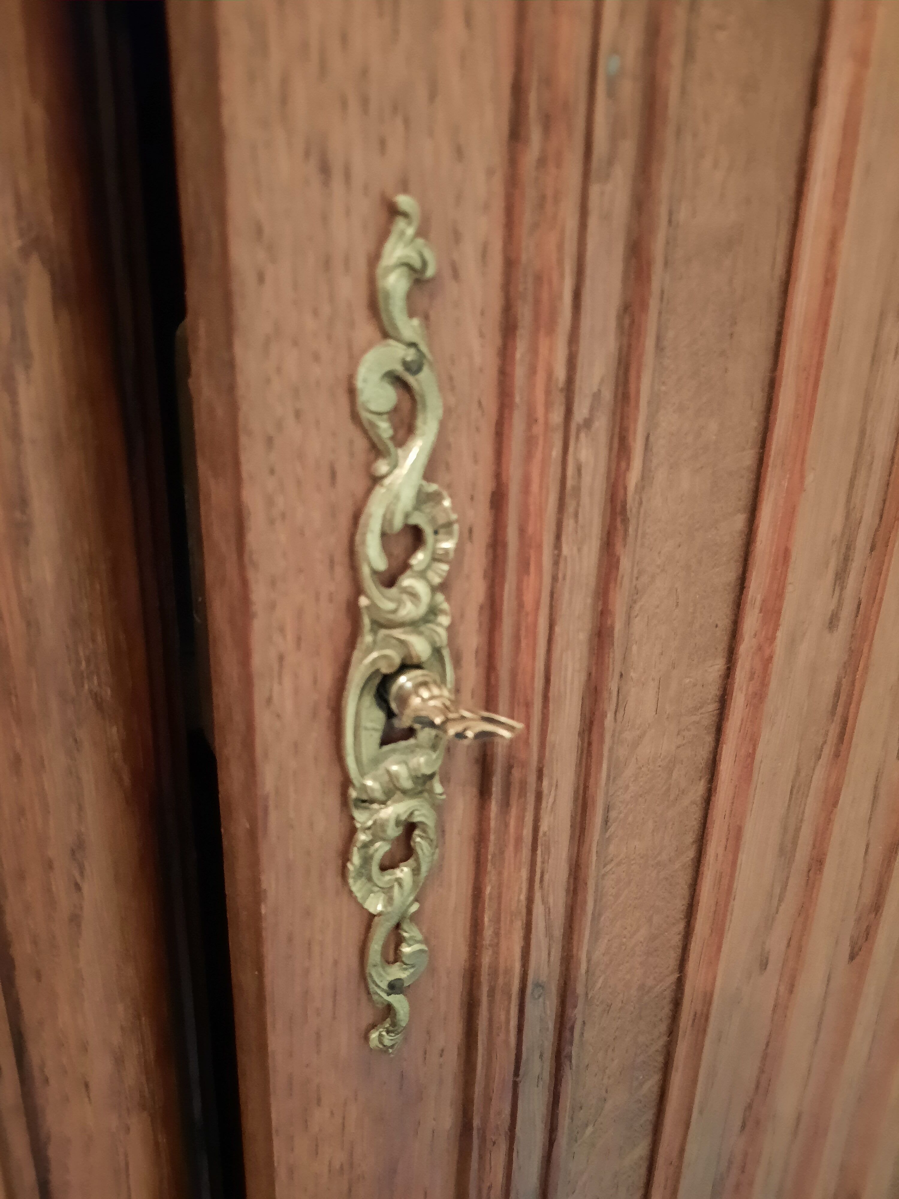 3-door art deco cabinet