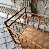 Rattan cradle