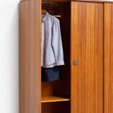 Alfred Hendrickx wardrobe for Belform Zebrano wood 1960