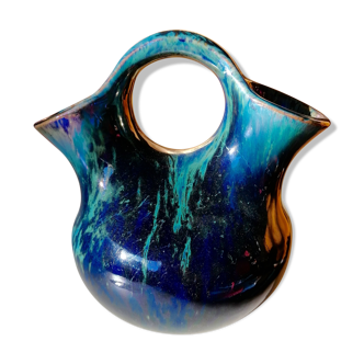 Vase double col ultramarin Alphonse Cytère