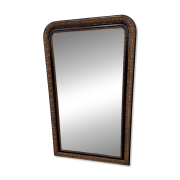Grand miroir doré