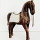 Cheval vintage en bois Inde