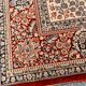 Large industrial Persian carpet in burgundy wool, carpet sample 250x350cm.