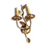 Wall lamp in gold metal