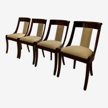 lot de 4 Chaises Gondola en Merisier