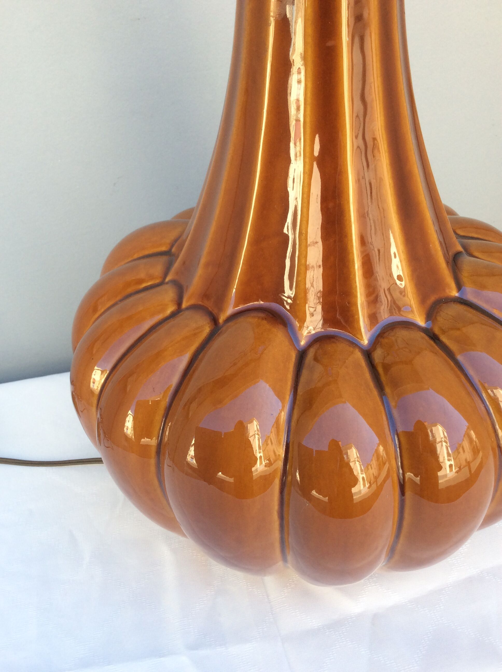 Ceramic lamp foot, 60s