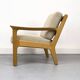 Danish Oak Lounge Chair and Ottoman by Juul Kristensen