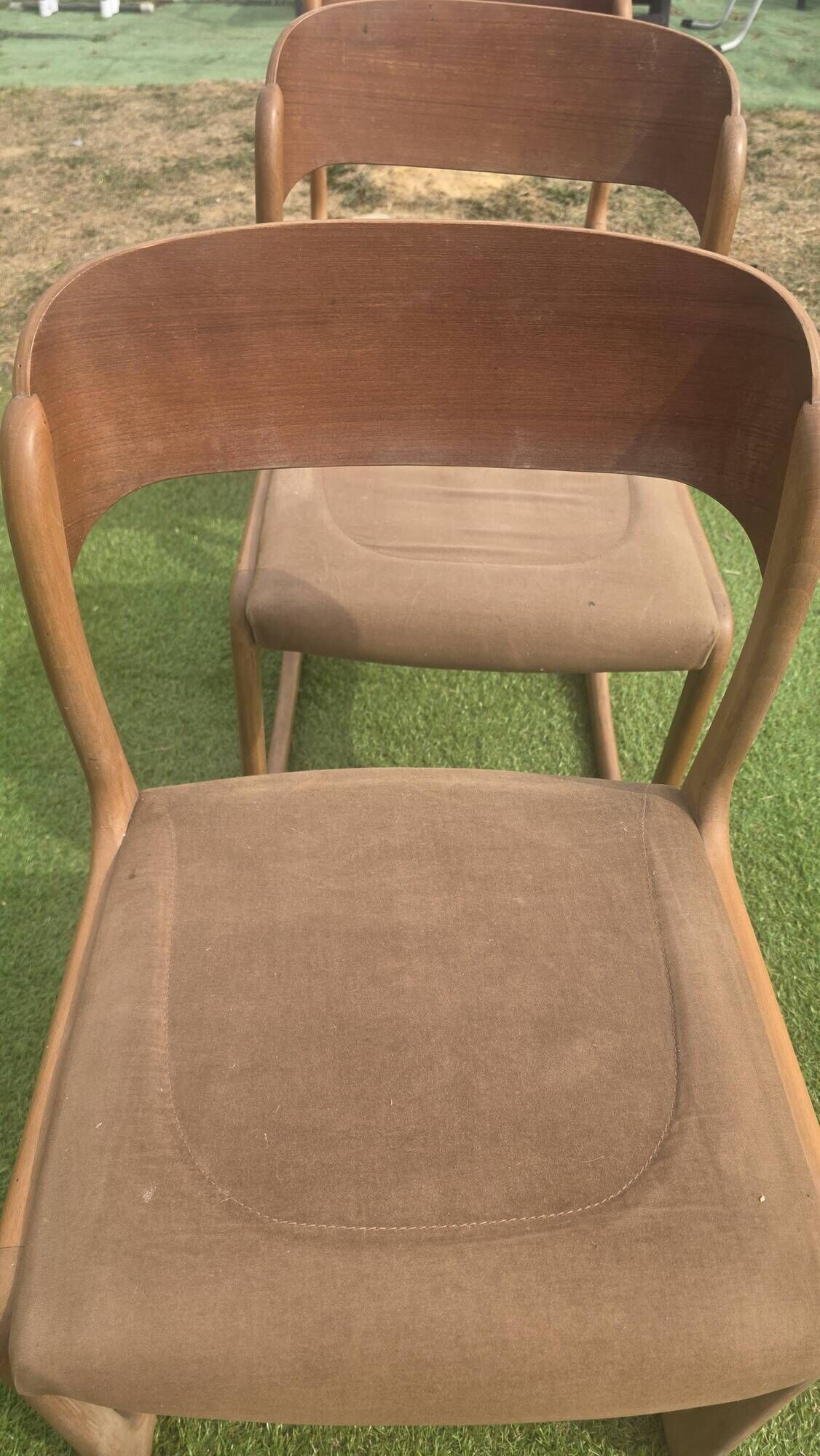 4 chaises Baumann modèle Traîneau