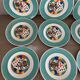 Earthenware plates playing cards, 1920