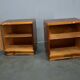 1939s pair of art deco bedside tables, Czechoslovakia