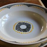 Assiettes plates faience 1900 Badonviller collection Nikito