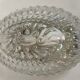 Ceiling light in cast glass circa 1950